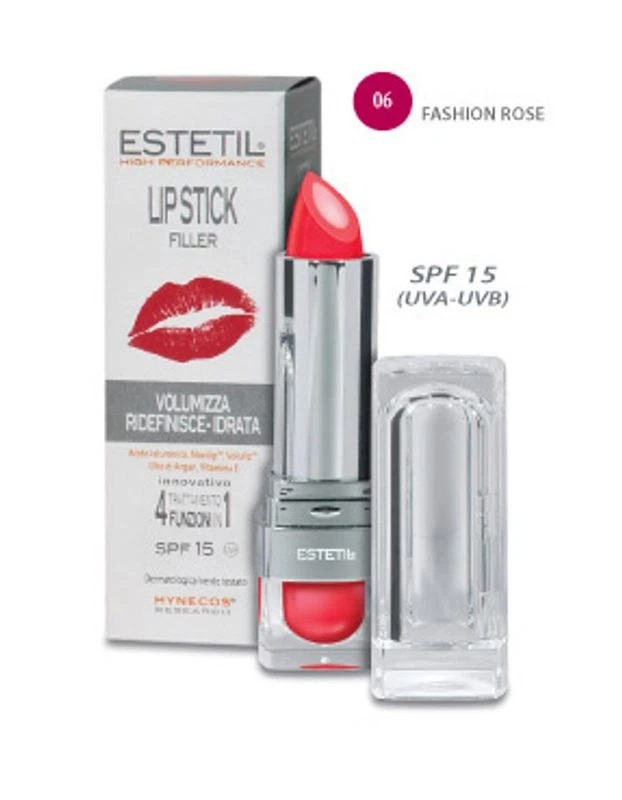 Estetil LipStick Filler 4in1 Colore 06 Fashion Rose 2 Estetil LipStick Filler 4in1 Colore 06 Fashion Rose