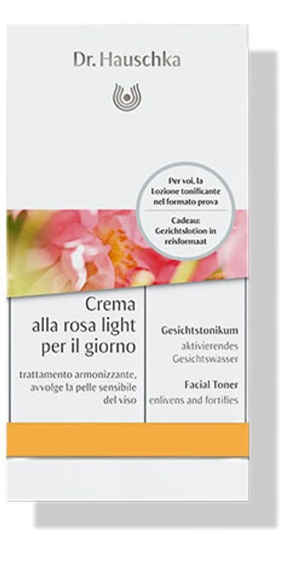 Dr. Hauschka Crema Alla Rosa Light Per Il Giorno 30ml Con Mini Taglia Lozione Tonificante 3 Dr. Hauschka Crema Alla Rosa Light Per Il Giorno 30ml Con Mini Taglia Lozione Tonificante