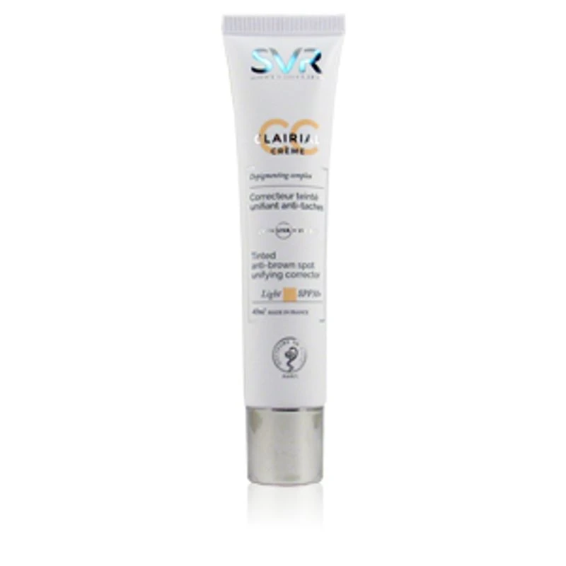 Laboratoires SVR SVR Clairial CC Crème Correttore Uniformante Anti-macchie SPF50+ Light 40ml 3 Laboratoires SVR SVR Clairial CC Crème Correttore Uniformante Anti-macchie SPF50+ Light 40ml