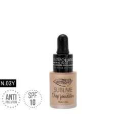 PuroBio Sublime Fondotinta Fluido SPF10 Anti-inquinamento N.03Y 15ml