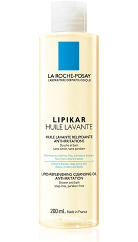 La Roche-Posay Lipikar Olio Lavante Relipidante, Anti-arrossamenti, Anti-prurito 200 Ml