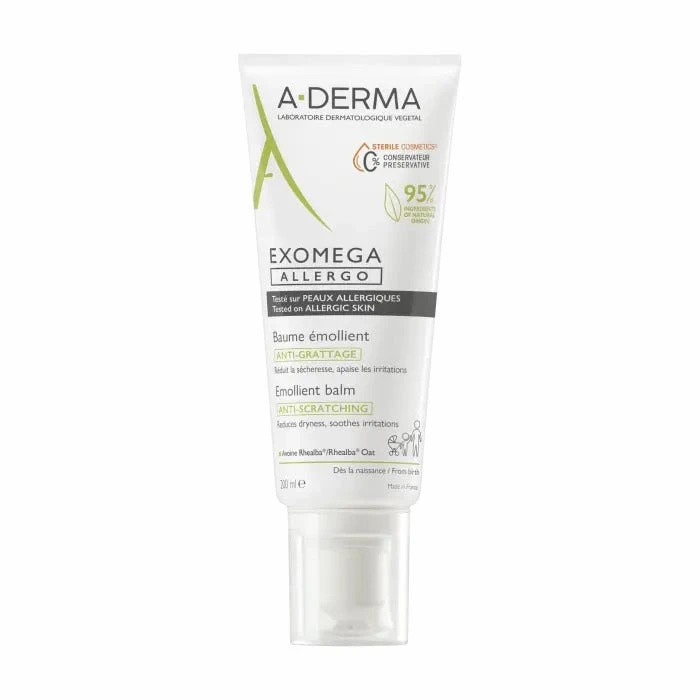 Aderma (Pierre Fabre It.Spa) A-Derma Exomega Allergo Balsamo Emolliente 200ml 3 Aderma (Pierre Fabre It.Spa) A-Derma Exomega Allergo Balsamo Emolliente 200ml