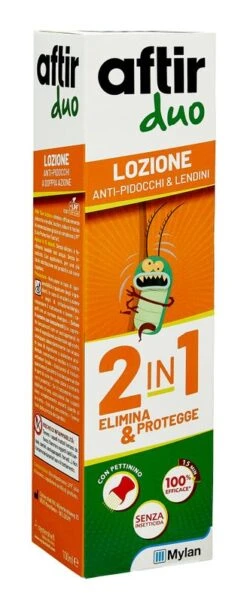 Aftir Duo Lozione Antipidocchi 100ml Con Pettinino -Offerte Cosmetici Negozio aftir duo lozione antipidocchi 100ml con pettinino 4 1606836704