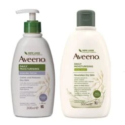 Aveeno Bundle Daily Moistrurising Bagno Doccia 500ml+ Crema Idratante Corpo Alla Lavanda 300ml