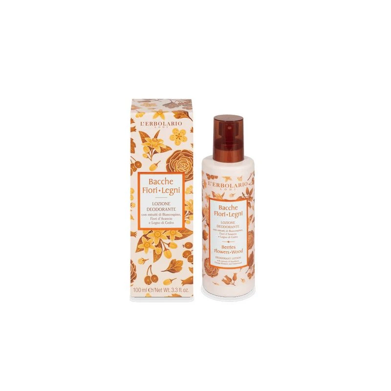 L'erbolario Lozione Deodorante Bacche Fiori Legni 100ml 3 L'erbolario Lozione Deodorante Bacche Fiori Legni 100ml