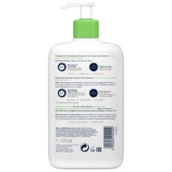 CeraVe Detergente Idratante Viso Pelle Da Normale A Secca, Con Acido Ialuronico E Ceramidi 473 Ml -Offerte Cosmetici Negozio cerave detergente idratante per pelli normali e secche 473ml 10 1665657443