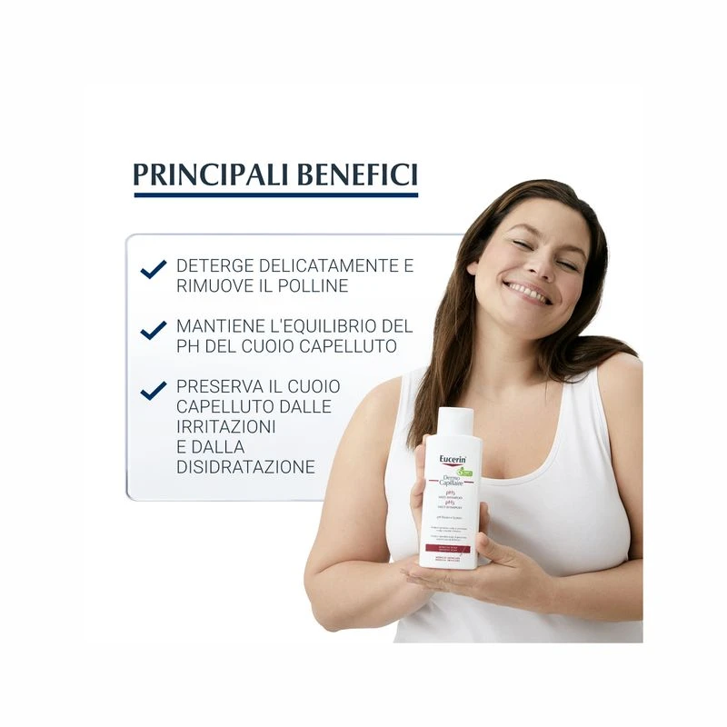 Eucerin DermoCapillaire Shampoo PH5 Delicato 250ml 4 Eucerin DermoCapillaire Shampoo PH5 Delicato 250ml - immagine 2