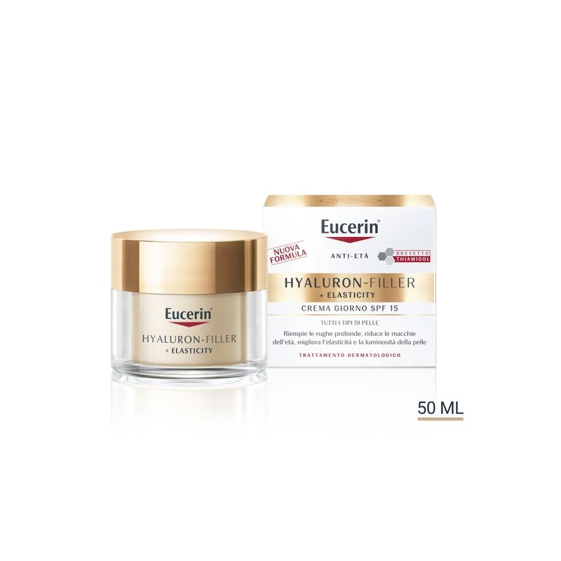 Eucerin Hyaluron-Filler+ Elasticity Crema Giorno Anti-età 50ml 3 Eucerin Hyaluron-Filler+ Elasticity Crema Giorno Anti-età 50ml