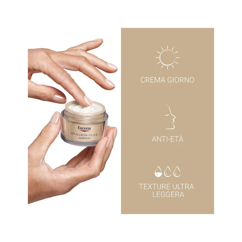 Eucerin Hyaluron-Filler+ Elasticity Crema Giorno Anti-età 50ml 5 Eucerin Hyaluron-Filler+ Elasticity Crema Giorno Anti-età 50ml - immagine 3