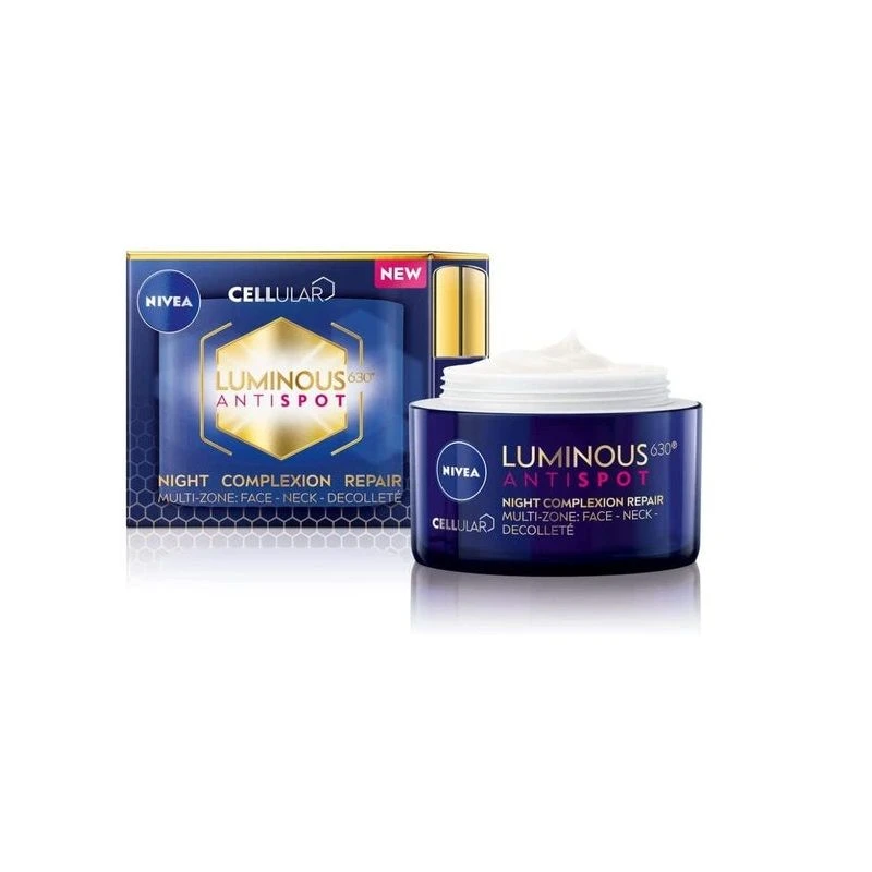 Nivea Cellular Luminous 630 Anti-Macchie Crema Notte Rigenerante Viso 50ml 3 Nivea Cellular Luminous 630 Anti-Macchie Crema Notte Rigenerante Viso 50ml