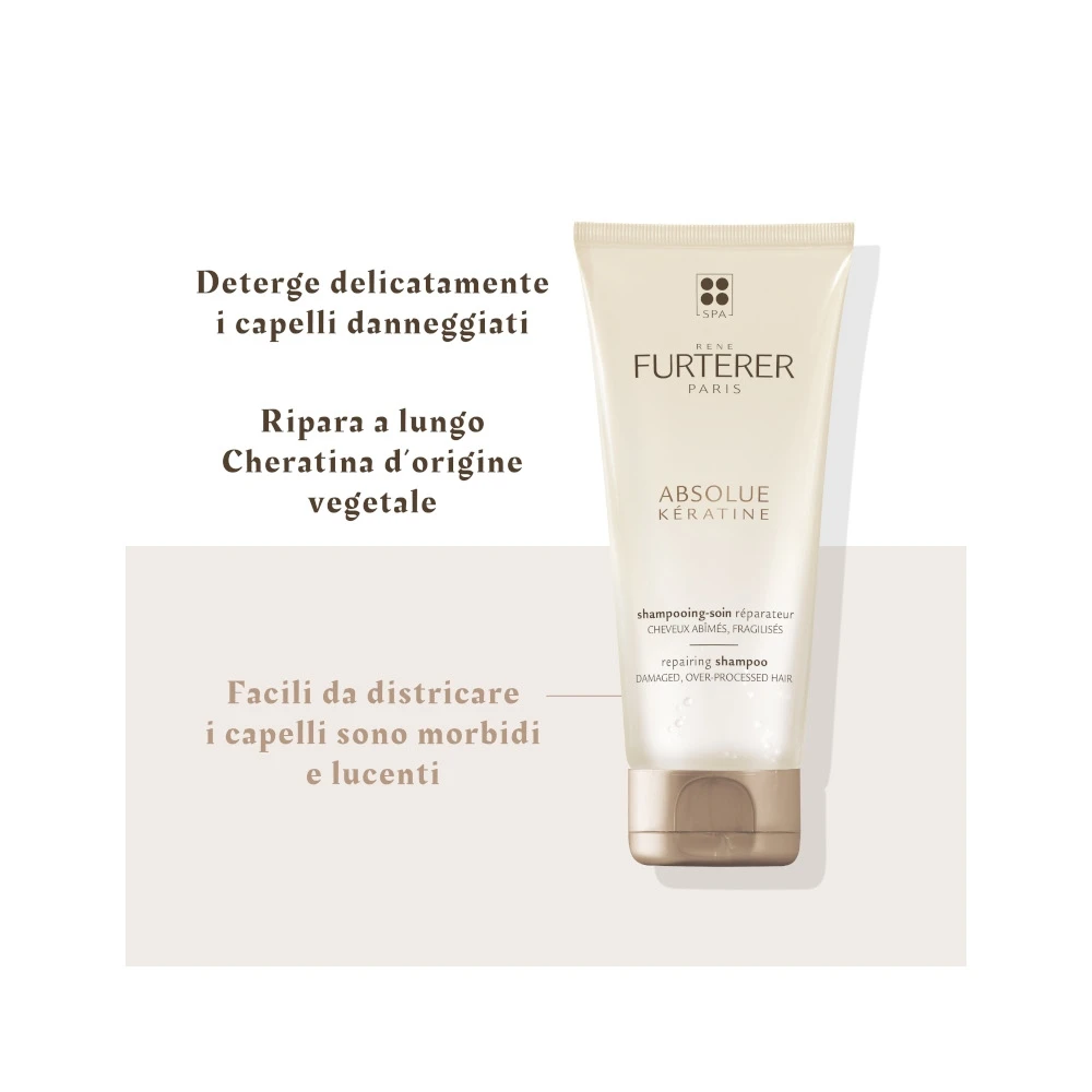 René Furterer Absolue Keratine Shampoo Ristrutturante Capelli Danneggiati E Fragilizzati 200ml 4 René Furterer Absolue Keratine Shampoo Ristrutturante Capelli Danneggiati E Fragilizzati 200ml - immagine 2